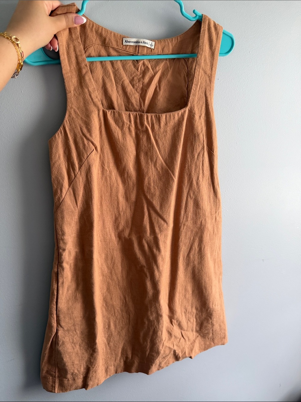 Abercrombie & Fitch Terracotta Square-Neck Tank Top